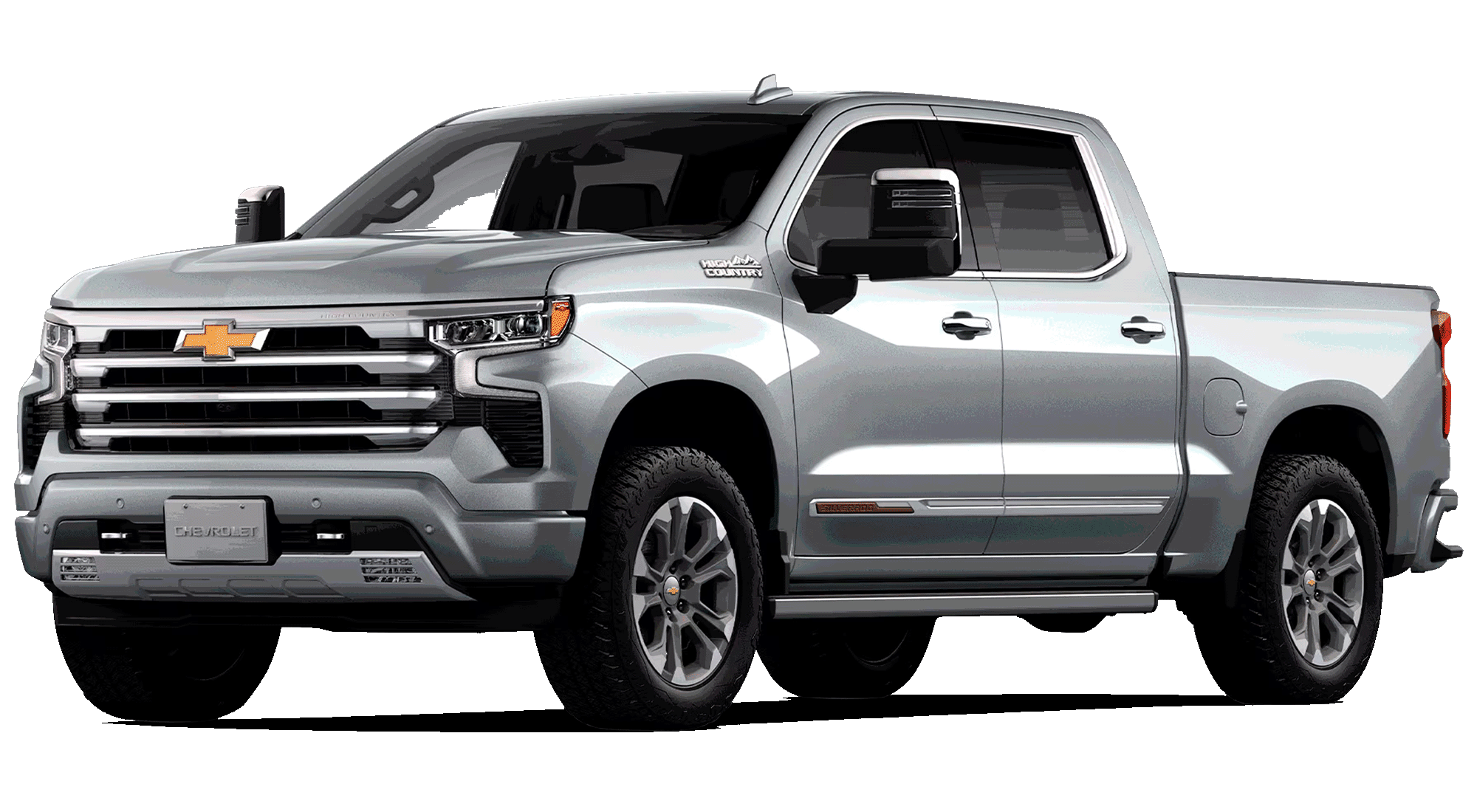 Confira a picape Silverado 2026 na cor prata shark